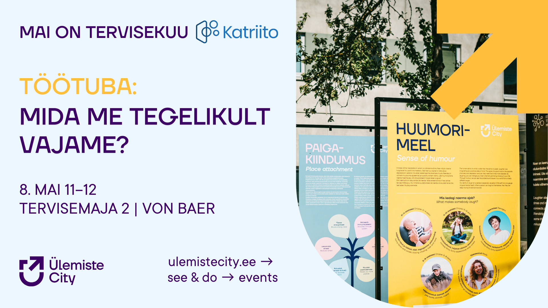 Vaimse tervise töötuba "Mida me tegelikult vajame?"