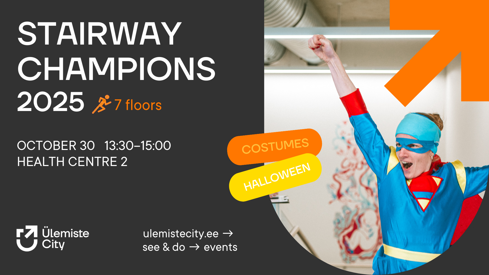 Ülemiste City Stairway Champions 2025 Halloween special