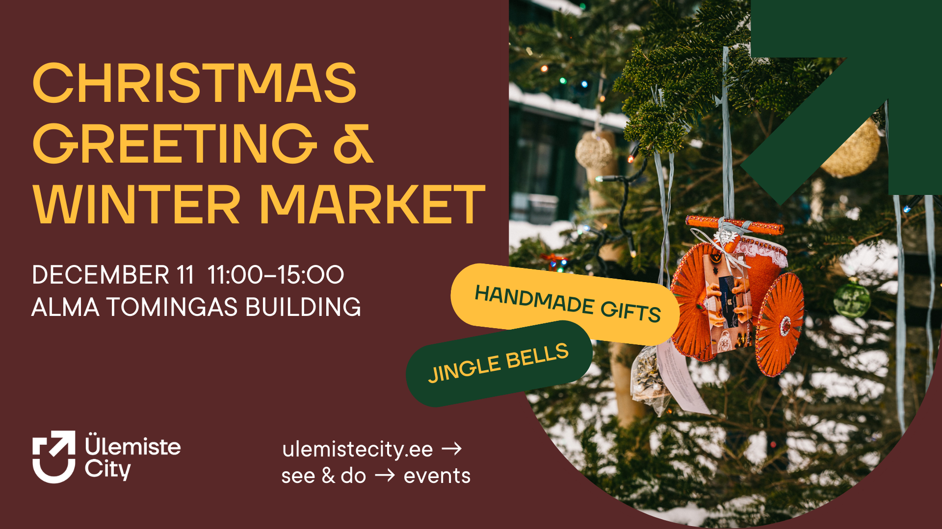 Ülemiste City Christmas Greeting and Winter Market