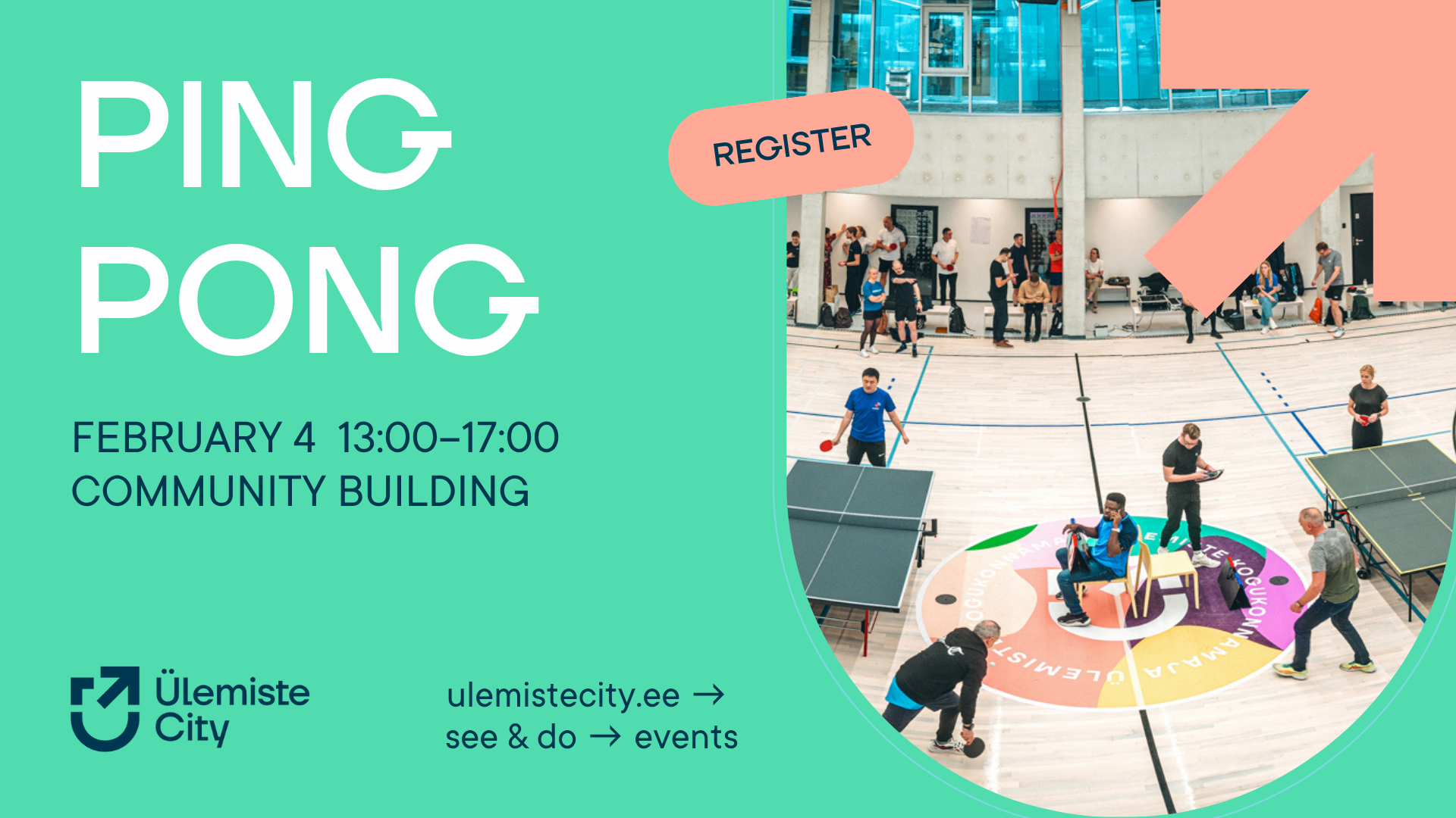 Ülemiste City Community Table Tennis Tournament 2026