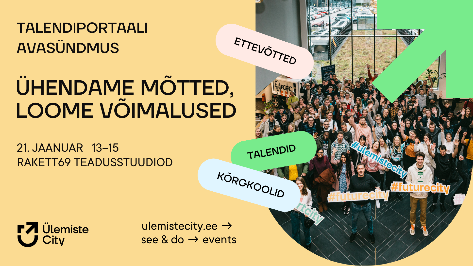 Talendiportaali avasündmus „Ühendame mõtted, loome võimalused“