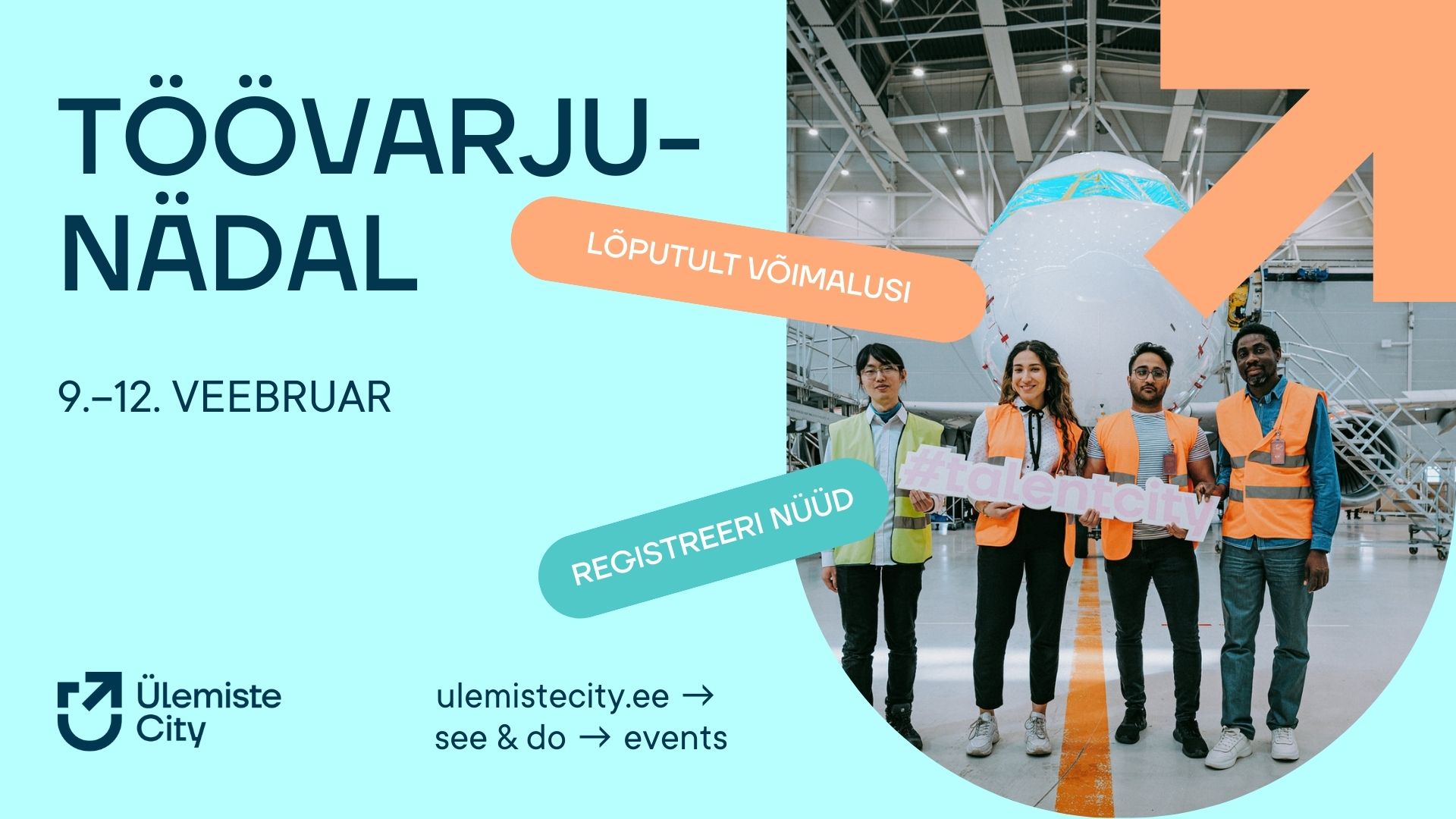 Ülemiste City töövarjunädal 9.–12. veebruar