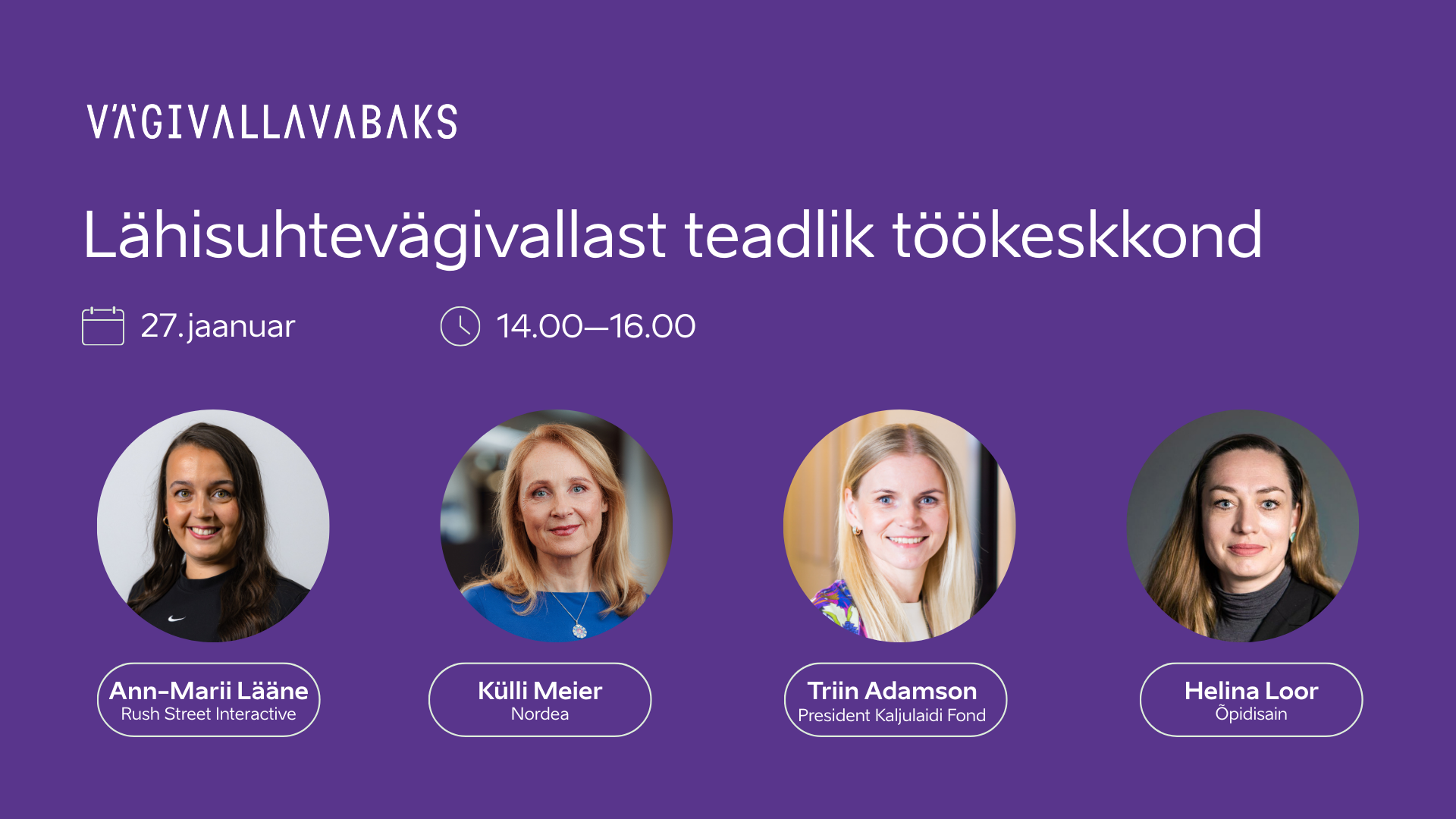 Ülemiste City kogukonna kohtumine: Lähisuhtevägivallast teadlik töökeskkond