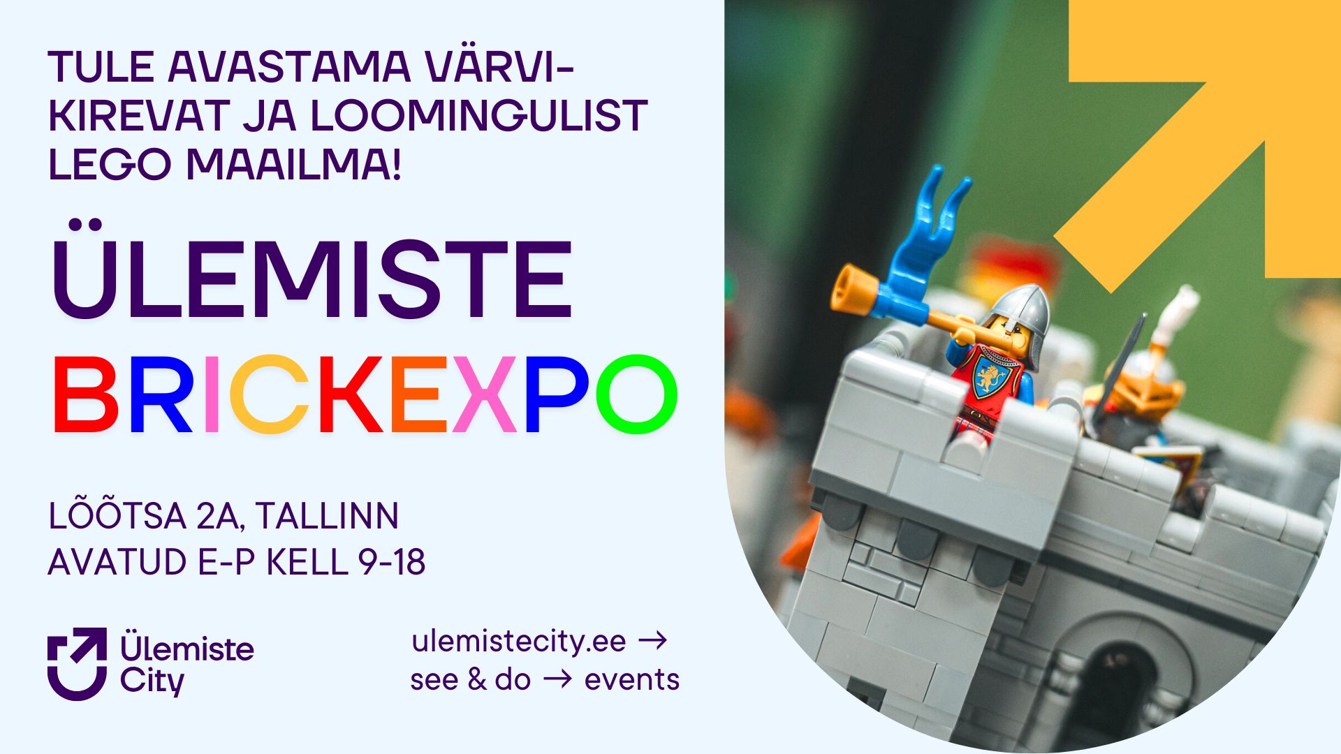 LEGO® ehitiste näitus – Ülemiste BrickExpo
