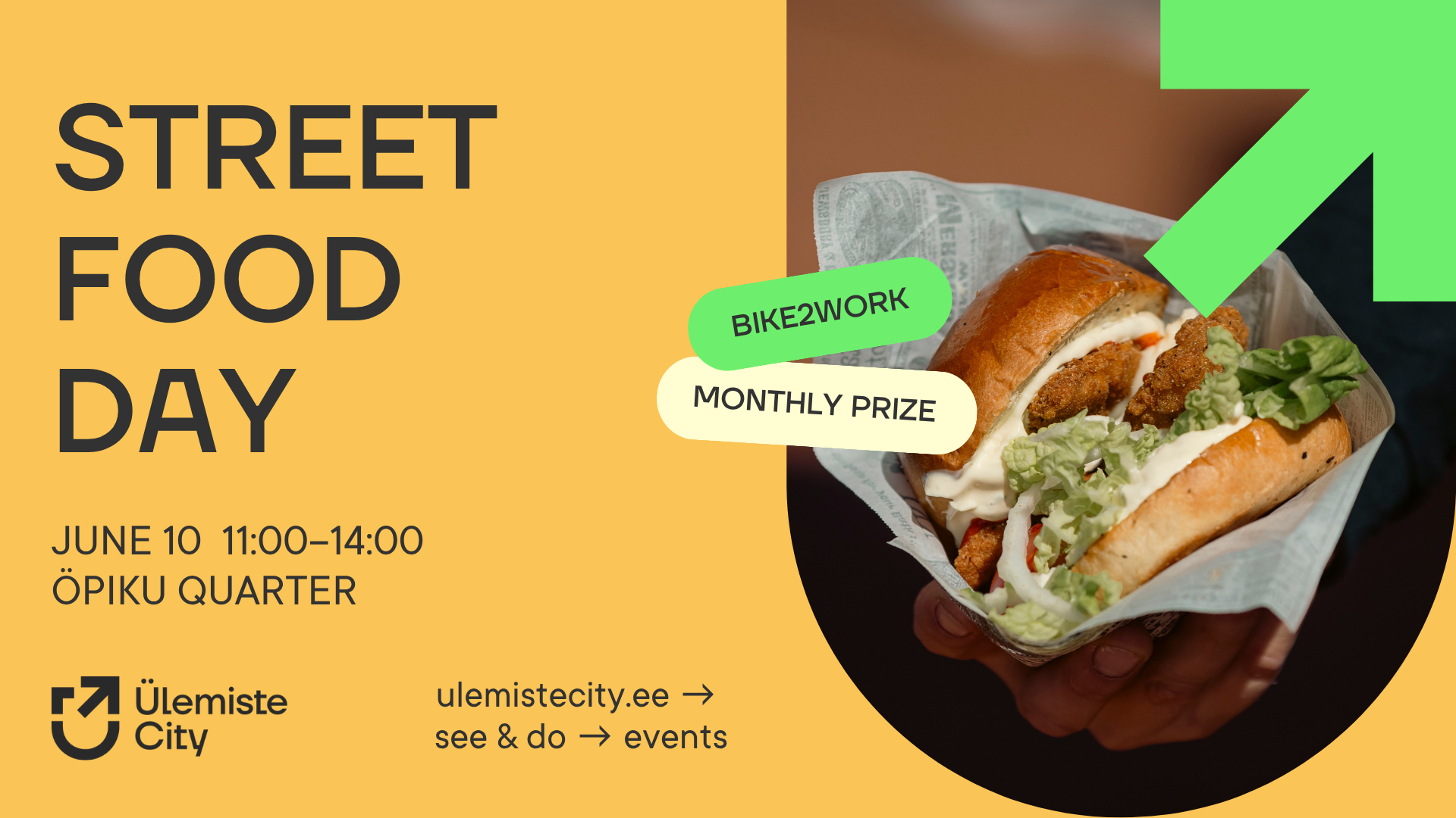 Street Food Day + Bike2Work Challenge Monthly Prize Draw