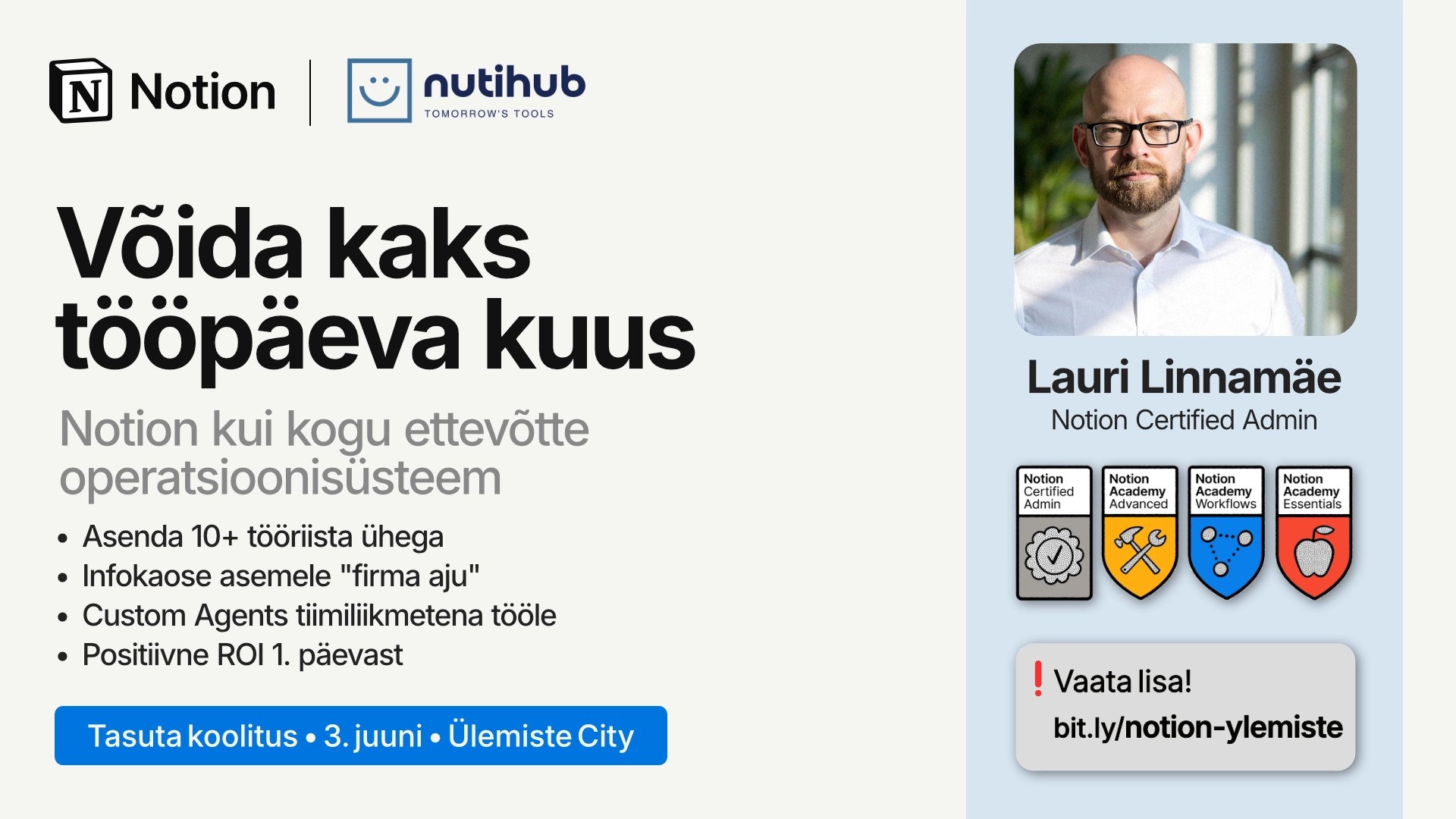 Notioni tasuta koolitus