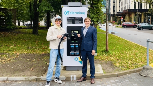 Esimene autode kiirlaadija Ülemiste Citys