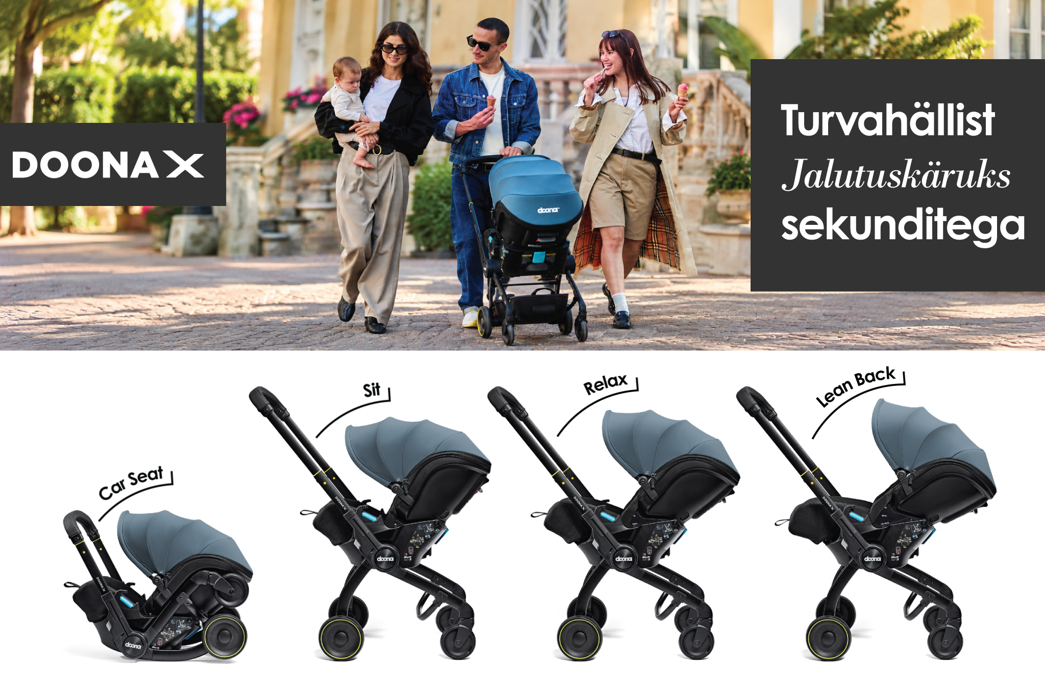 Avasta Doona X ja kasuta Ülemiste City kogukonna eripakkumist – komplekt 15%