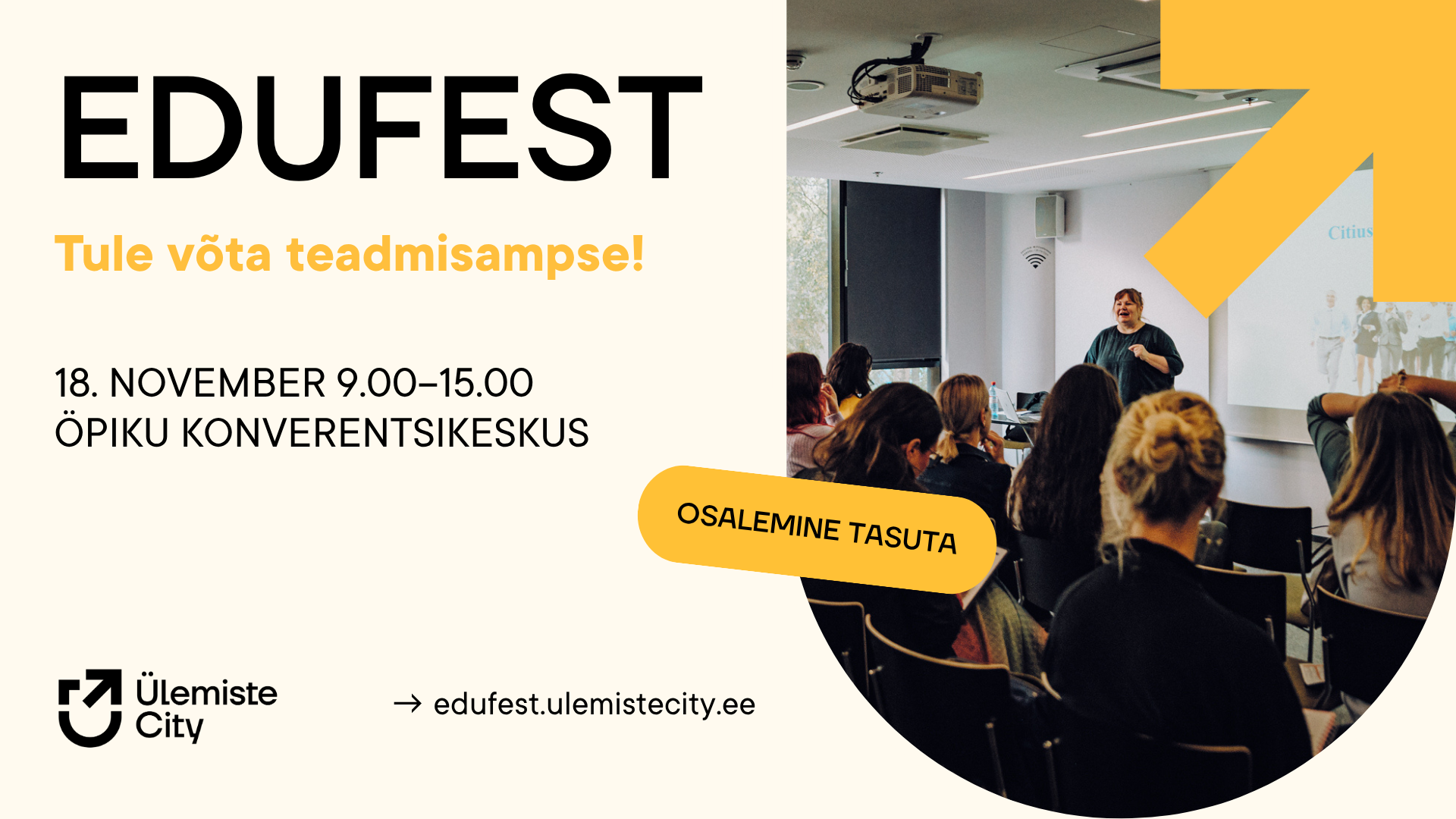 EduFest 2026 – tule võta teadmisampse!