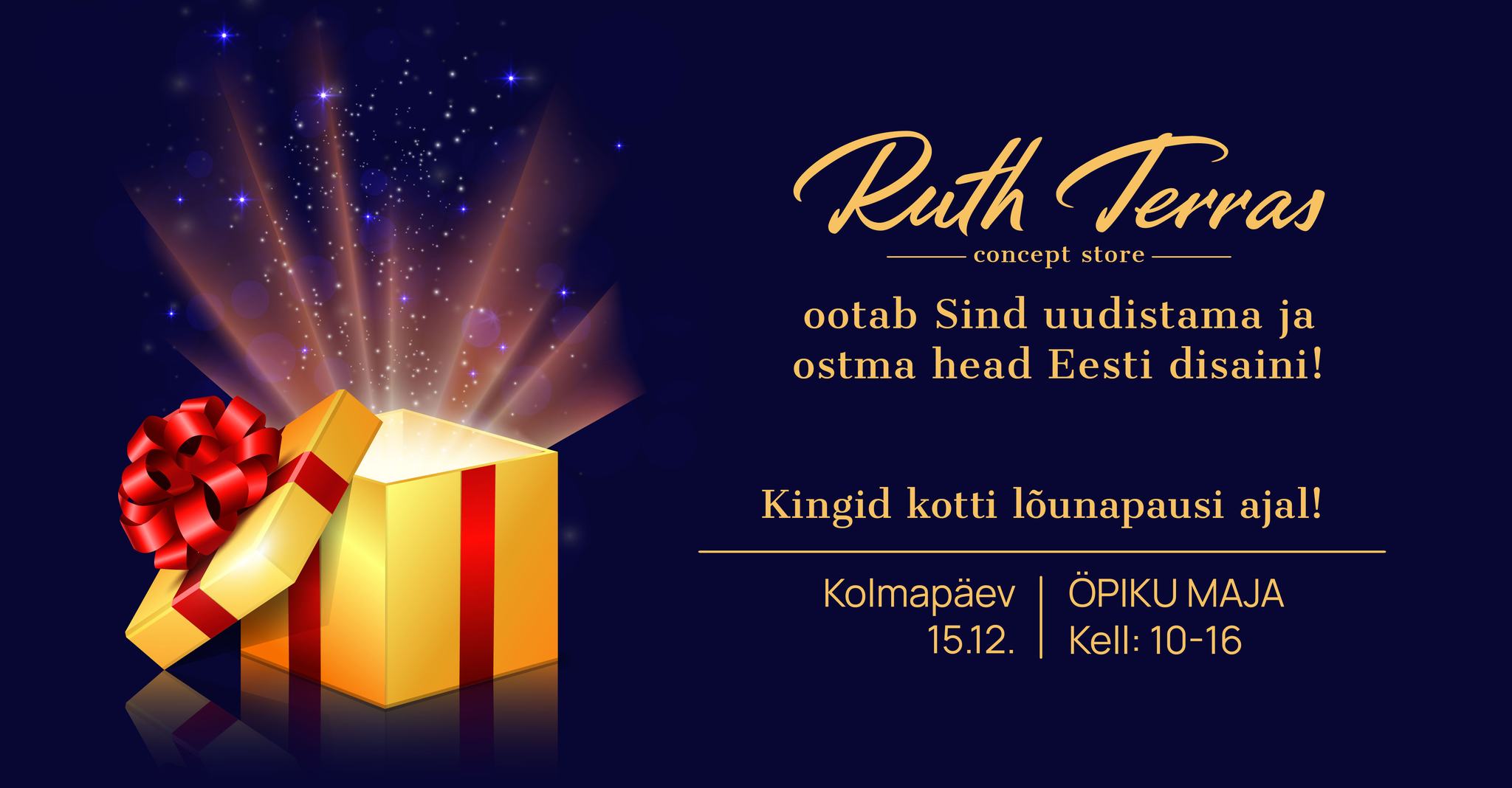 Pop-up Jõuluturg // Pop-up Christmas Market